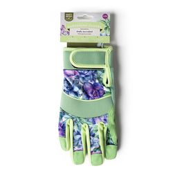 Seed & Sprout S/M Neoprene Simply Succulent Green Gardening Gloves