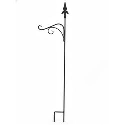 Austram 72 in. H X 15 in. W X 3.5 in. D Black Metal Plant Support