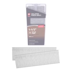 Grip-Rite 1-1/2 in. L X 18 Ga. Straight Strip 316 Stainless Steel Brad Nails 1 pk