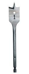 Milwaukee 7/8 in. X 6 in. L Heat-Treated Steel Flat Boring Bit Quick-Change Hex Shank 1 pc