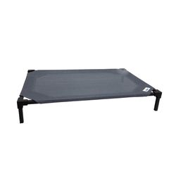 Coolaroo Blue Polyethylene Elevated Pet Bed 6.3 in. H X 27.5 in. W X 41 in. L