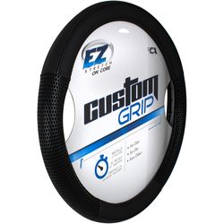 Custom Accessories Black Steering Wheel Cover For Universal 1 pk