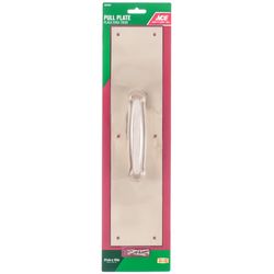 Ace 3-1/2 in. H X 15 in. L Brass Plate