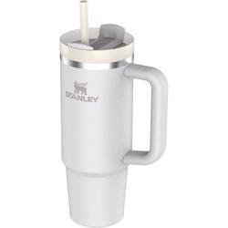 Stanley The Quencher H2.0 FlowState 30 oz White BPA Free Double-wall Vacuum Insulated Tumbler