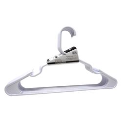 ClosetSelect Plastic White Hanger 10 pk