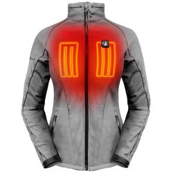 ActionHeat S Women's Heated Jacket with Charger/Power Source Only Gray