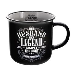 Pavilion Legends Of The World 13 oz Black/Gray BPA Free Husband Mug