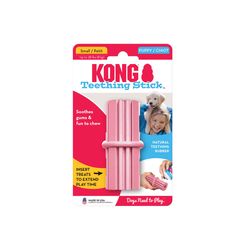 Kong For Dog Pink Rubber Teething Stick Dog Toy Small 1 pk