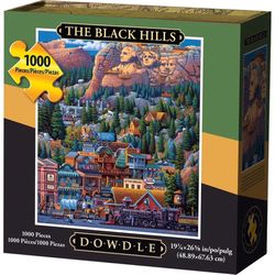 Dowdle The Black Hills Personal Puzzle Cardboard/Paper Multicolored 1000 pc