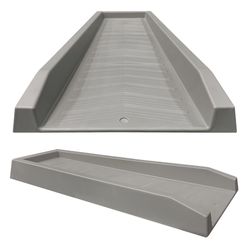 Master Mark 2.25 in. H X 11 in. W X 24 in. L Gray Plastic Splash Block
