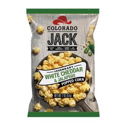 Colorado Jack White Cheddar & Jalapeno Gourmet Popcorn 2 oz Bagged