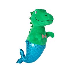 Pet Shop by Fringe Studio For Dog Blue/Green Mer-Rex Dog Toy 1 pk