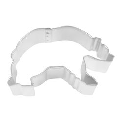 R&M International Corp 3 in. W X 4 in. L Grizzy Bear Cookie Cutter Silver 1 pc