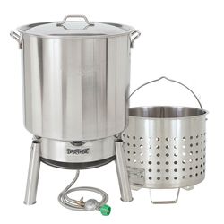 Bayou Classic Stainless Steel Grill Steamer 82 qt 20 in. L X 16 in. W 1 each