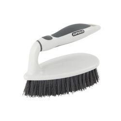 Superio Brand 6 in. W Stiff Bristle Rubber Handle Scrub Brush