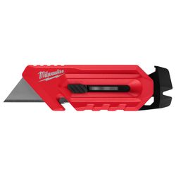 Milwaukee 4.33 in. Sliding Compact Utility Knife Red 1 pc