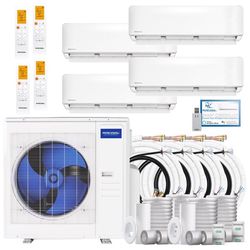 MRCOOL DIY 5th Gen (9 kbtu, 9 kbtu, 9 kbtu, 9 kbtu) 4 Zone 36000 BTU 23 SEER Ductless Mini Split Hea