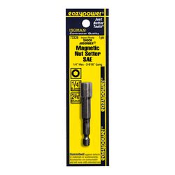Eazypower Isomax 1/4 in. drive X 2-9/16 in. L Steel Magnetic Nut Setter 1 pc