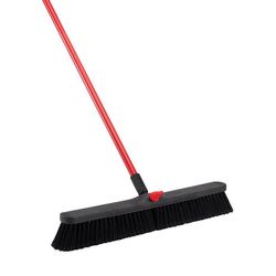 Libman High Power Polyethylene Terephthalate 24 in. Smooth Surface Push Broom
