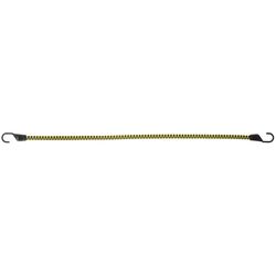 Keeper Black/Yellow Flat Bungee Cord 48 in. L X 0.14 in. 1 pk