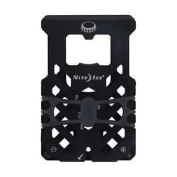Nite Ize Financial Tool RFID Blocking 10 In 1 Multi Tool Wallet Stainless Steel 1 pk