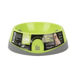 LickiMat OH Green Plastic Medium Pet Bowl For Dogs