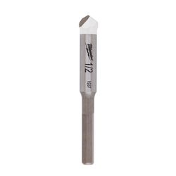 Milwaukee 1/2 in. Carbide Tipped Tile and Stone Drill Bit 3-Flat Shank 1 each