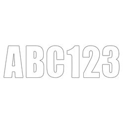 T-H Marine Boating Essentials Vinyl Letter And Number Kits 1 pk