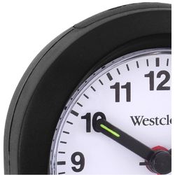Westclox 3 in. Black Alarm Clock Analog