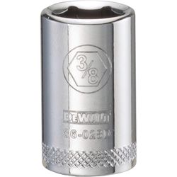 DeWalt 3/8 in. X 1/4 in. drive SAE 6 Point Socket 1 pc