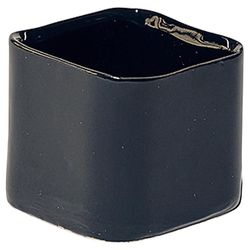 Chive Svek 2.5 in. D Ceramic Succulent Pot Black