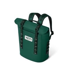 YETI Hopper M12 Black Forest Green 12 qt Backpack Cooler