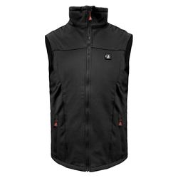 ActionHeat XXL Sleeveless Men's Full-Zip Heated Vest Kit Black