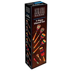 Totally Bamboo Baltique Multicolored Birch Wood Utensil Set