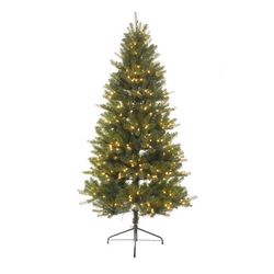 Holiday Bright Lights 6 ft. Full LED 450 ct Virginia Color Changing Christmas Tree