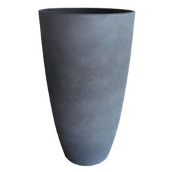Austram Vizcaya 20 in. H X 6 in. W X 11 in. D Stone Planter Anchor Gray