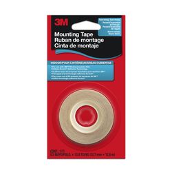 3M Indoor Mounting Tape 41.4 in. L X 1/2 in. W 1 Rolls