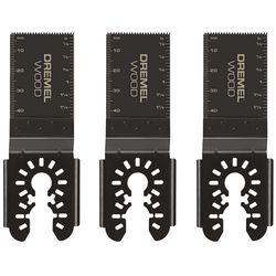 Dremel 1-5/8 in. Carbon Steel Universal Wood Flush Cut Blade 3 pk