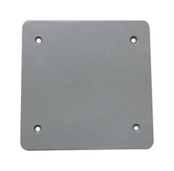 Sigma Engineered Solutions Square Plastic 2 gang 4.84 in. H X 4.84 in. W Flat Box Cover