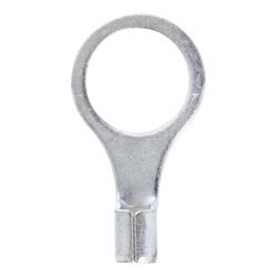 Jandorf 12-10 Ga. Uninsulated Wire Ring Terminal Silver 5 pk