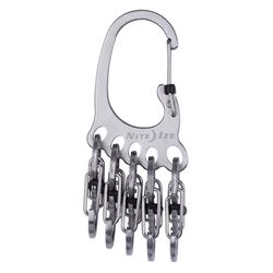 Nite Ize BigFoot Locker Stainless Steel Silver KeyRack Carabiner Key Chain