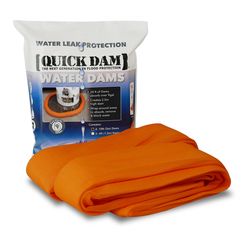 Quick Dam Water Dam 3.5 in. H X 2 in. W X 120 in. L Berm 2 pk
