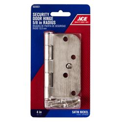 Ace 4 in. L Satin Nickel Residential Door Hinge 1 pk