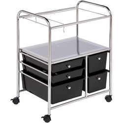 Honey-Can-Do 29 in. H X 21.5 in. W X 15 in. D Storage Cart