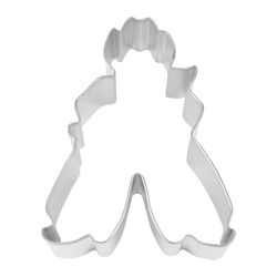 R&M International Corp 3 in. W X 5 in. L Cowboy Cookie Cutter Silver 1 pc