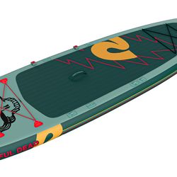 Retrospec Weekender Plus PVC Inflatable Green Paddleboard 6 in. H X 10.6 in. W X 33 in. L