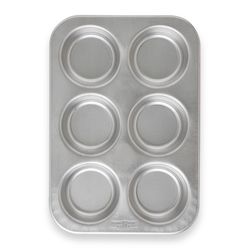 Nordic Ware Naturals 10 in. W X 15 in. L Muffin Pan Silver 1 pc