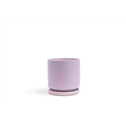 Momma Pots Gemstone 10.5 in. W Porcelain Planter Lavender