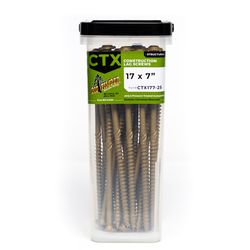 Big Timber No. 17 Ga. X 7 in. L Star Round Head Coarse Construction Screws