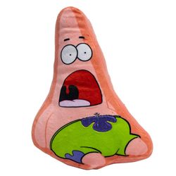 Buckle-Down Nickelodeon For Dog Multicolored Plush SpongeBob SquarePants Surprised Patrick Starfish